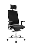 TOPSTAR Sitness Life 80, ergonomischer High-Class Schreibtischstuhl, Bürostuhl poliert,...
