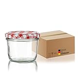 BigDean 12x Marmeladengläser 230ml - Einmachgläser Einweckgläser Sturzgläser...