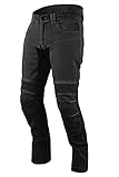 Jet Motorradjeans Sicherheitshose Aramid Gefüttert Gepanzerte Stretch Einsätze Tech Pro,...