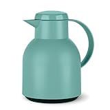 Emsa Samba Isolierkanne F40102 | 1 Liter , Kunststoff | Quick Press Verschluss | 100%...