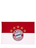 FC Bayern München Hissfahne I Bannerfahne I Logo I Rot-Weiß I 180 x 120 cm
