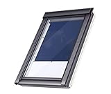 VELUX Kunststoff Dachfenster mit 2-fach Verglasung inkl. Eindeckrahmen und gratis Rollo...