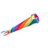 CIM Windsack - Windturbine 90 Rainbow - UV-beständig und wetterfest - Ø20cm, Länge:...