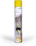 Durable Bodenmarkierungsspray DURALINE 750 ml, Markierspray für ca. 100 m, gelb, 114004