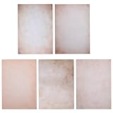 100 Blatt DIN A4 Vintage Briefpapier mit 5 Motiven, beidseitig bedruckt,...