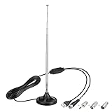 Bingfu DAB UKW Radio Antenne 7 Sektionen Teleskopantenne Zimmerantenne mit...