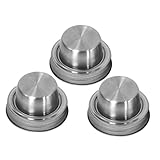 VALICLUD 3 Stück Cocktail-shaker-deckel, Ersatz-edelstahl-shaker-flaschendeckel,...