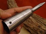 Bergstockspitze Handverarbeitet Carbon Stahl 1095 4208, Silber
