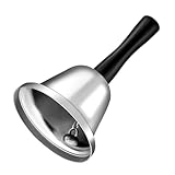 Rovtop Edelstahl Handglocke, Service Glocke Laute und Klare Glöckchen, Tischglocke Bell...