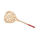 Adam Schmidt | Teppichklopfer in Sonnenform mit Handschutz | 3-fädiges Natur Rattan |...
