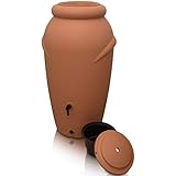 YourCasa Regentonne 210 Liter [Amphore Design] Regenfass Frostsicher aus...