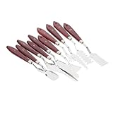 Lurrose 1 Satz Geformtes Ölmalmesser künstler spachtel palette knife Farbmischwerkzeug...
