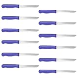 WANDGU Frühstücksmesser Set 12 Stück Brötchenmesser, Hochwertiges Edelstahl...