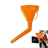 Flexibler Trichter, langer Trichter | Langhalstrichter mit Filtergriff -...