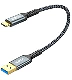 SUNGUY USB C Kabel, 30CM USB Typ C auf USB 3.1 Gen 2 Kabel, 10Gbps Datenkabel und...