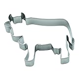 BekkiB - Ausstechform 'Kuh' - ca. 7 cm, Ausstecher aus Edelstahl, spülmaschinengeeignet -...