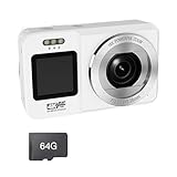 4K 64MP Doppelbildkamera mit 18X optischem Zoom, tragbares ABS-Körper für Studenten,...