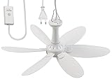 Sichler Haushaltsgeräte Deckenventilatoren: Mobiler Decken-Ventilator mit 6...