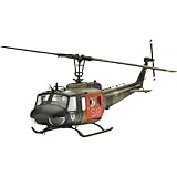 Revell Modellbausatz - Bell UH-1D Hubschrauber - Präzise Rumpfstruktur mit beweglichem...