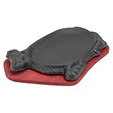 PEPLAYTAL 1 Stück Grillplatte non stick pan antihaft pfanne roasting pan holzplatten...
