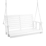 VEVOR Hollywoodschaukel Zedernholz, 1240x710x600mm, Terrassenschaukel für Hof und Garten,...