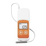 jucyuanhang Temperatur- Und Feuchtigkeitslogger, Datenlogger Mit Externem Metallfühler,...