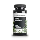 natural elements Daily Vitamins – 120 Multivitamin Kapseln – alle wertvollen...