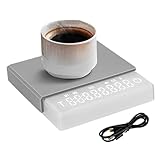Kaffeebohnenwaage, wiederaufladbar, Mini-Kaffeetropfwaage mit Timer,...