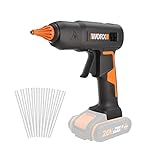 WORX 18V (20V MAX) Akku-Heißklebepistole WX045.9, PowerShare, 60W, MAX 200℃,...
