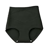Damen Unterhosen Damen-Unterwäsche, einfarbig, hohe Taille, Bauch, Übergröße, lockere,...