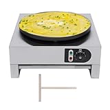 NaMaSyo Crêpes Maker mit Antihaftbeschichtung Crepesmaker 3000W 220V Profi Tortillas...