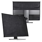 kwmobile Hülle kompatibel mit 27-28' Monitor - mit 2 Fächern auf Rückseite -...