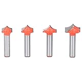 Router Bit Speced Nase CNC Gravur Hakenschermühle 8mm runde Schaftset für...
