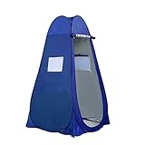 Trintion 190cm Pop up Toilettenzelt Wurfzelte Duschzelt für Outdoor Camping Dusche Blau
