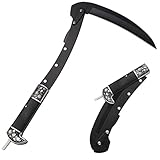 GVDV Faltbar Sichel Garten, Leicht zu Tragen, Klinge 190 mm, Geschenk für...