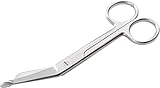 REMOS Verbandschere Edelstahl rostfrei - [11.5cm klein] - Hochwertig verarbeitet -...