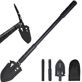 Multifunktional-Klappschaufel Campingschaufel 66CM Schneeschaufel, 50#...
