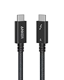 Anker Prime Thunderbolt 4 Kabel, 1m USB C auf USB C Kabel, 240W Laden, 40Gbit/s...