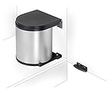 Wesco 010612-11 Einbau Abfallsammler rund Silber Abfallsammelsystem Mülleimer