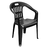 INDA-Exclusiv Kunststoff Stapelstuhl Gartenstuhl PIONA Bistrostuhl Gartensessel...