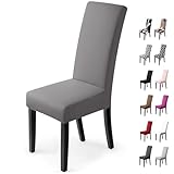 Stuhlhussen 4 Stück, Stretch-Stuhlbezug elastische moderne Husse Elasthan...