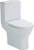 sanicomfort Stand-WC Kombination Paros spülrandlos, inkl. WC-Sitz und Spülkasten mit...