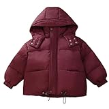 duxyoz Kinder-Daunenmantel – Winterjacke für Jungen und Mädchen, winddichte Skijacken...