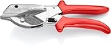 Knipex Gehrungsschere für Kunststoff- und Gummiprofile verchromt, mit Kunststoff-Hüllen...