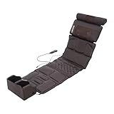 Fridgestea Elektrische Massagematte mit Wärmefunktion, 4-IN-1 Ganzkörpermassagematte...