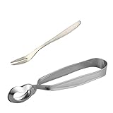 Schneckenzange Edelstahl Schneckengabel Mini Küchenzange zum Kochen und Servieren von...