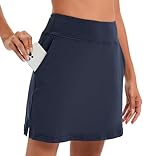 Timuspo Damen 18 Zoll knielanger Wanderrock Tennisrock mit Innenhose, Sportrock,...
