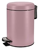 Kleine Wolke 8058431858 Edelstahl/PP Kosmetikeimer One mit Tragegriff, Rouge, 3L...