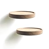 anaan Coracle Wandregal rund Schweberegal Holz Kleine Regale Wandablagen Deko...