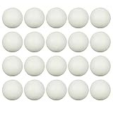 JITNGM 20 PCS 40mm Leuchtende Dunkle Tischtennisbälle, Glow In Dark Pingpong Für Party...